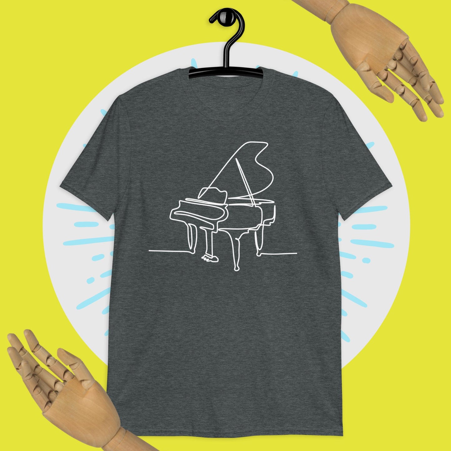 Piano themed Unisex T-Shirt