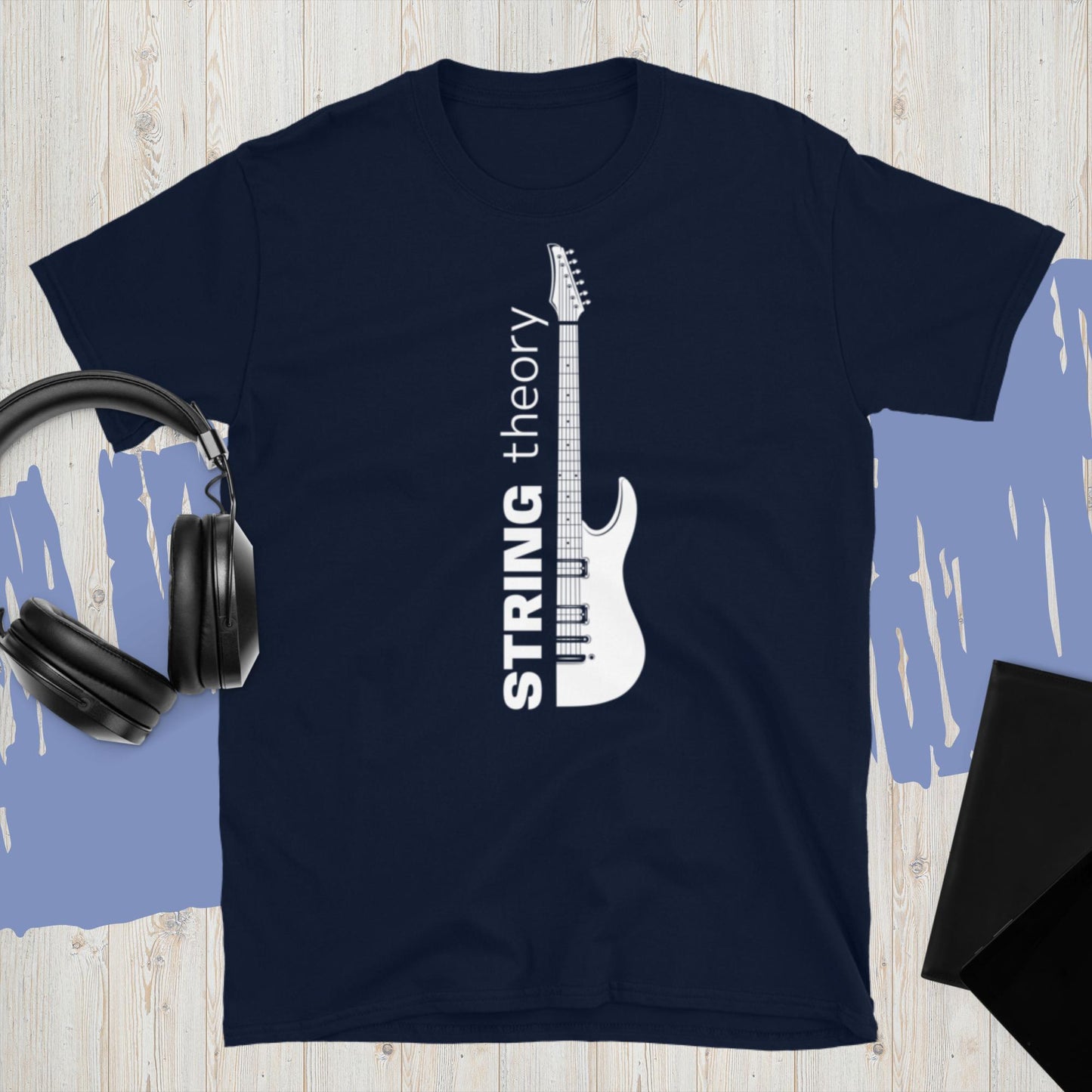 String theory. Fun T-shirt for guitarists.